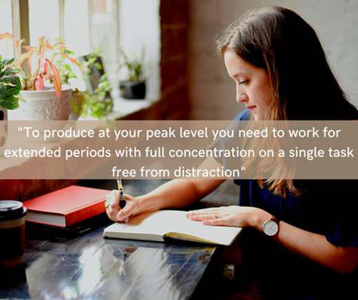 Woman writing in journal